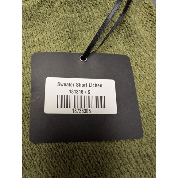 DYI Women's Sweater Short Lichen Green Size Small - Picture 3 of 5